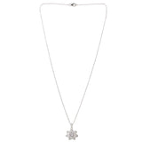 Floral Style 925 Sterling Silver Pendant
