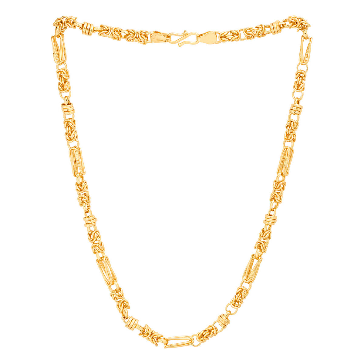 Elegant Bold Link Chain with Gold Plating