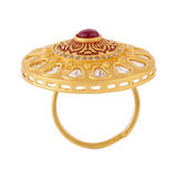 Kundan Stanza Lightly Embellished Ring
