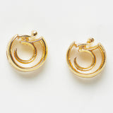 Moksha Gold Plated Stud Earrings