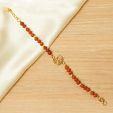 Moksha Rudraksha Beaded Dharma Bracelet