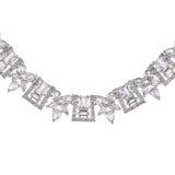 Sparkling Elegance Teardrop Cut CZ Jewellery Set