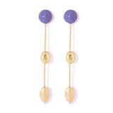 Stunning Pair Of Gold Tone Danglers