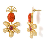 Golden Dangler Earrings For Women