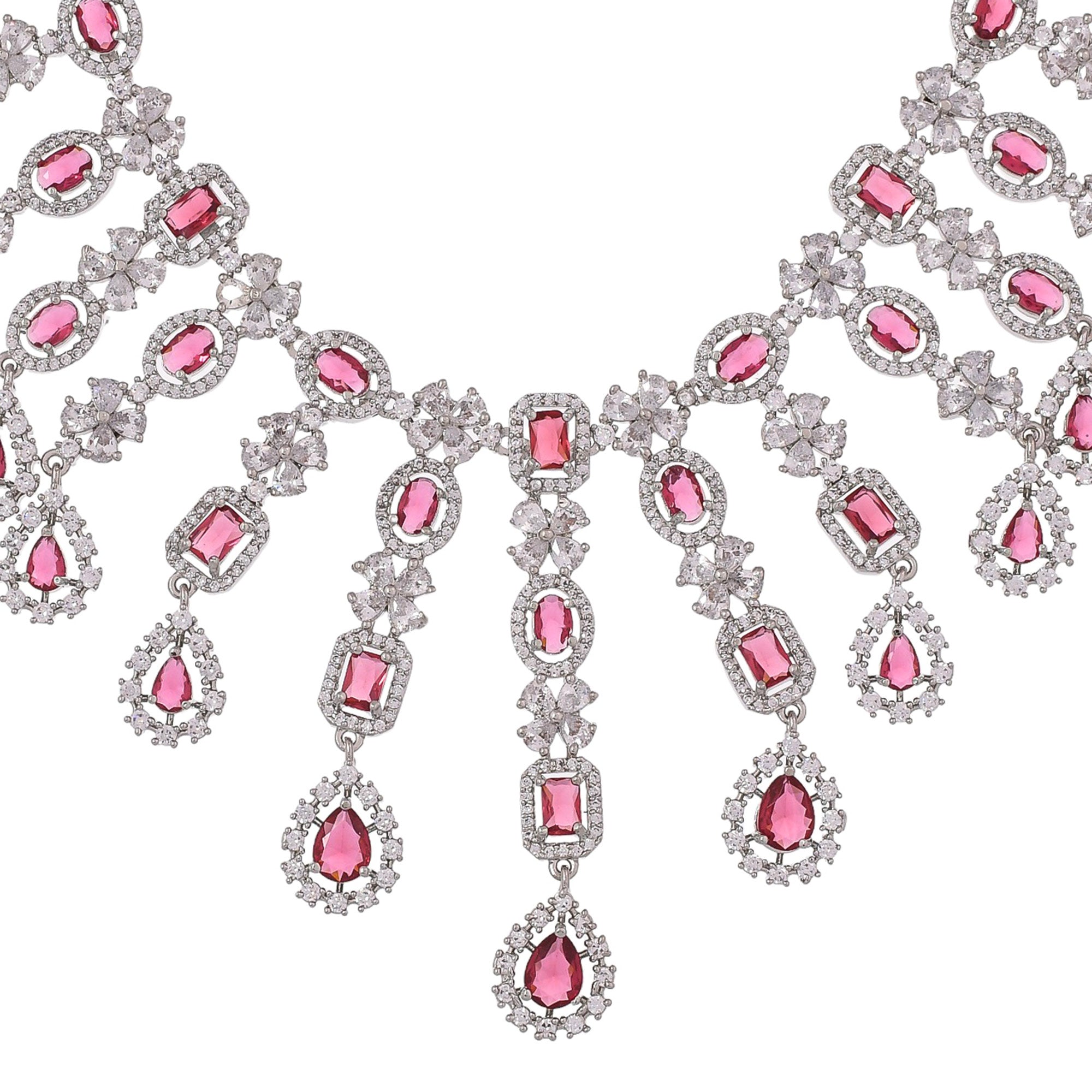 Sparkling Elegance Zirconia Opulent Jewellery Set