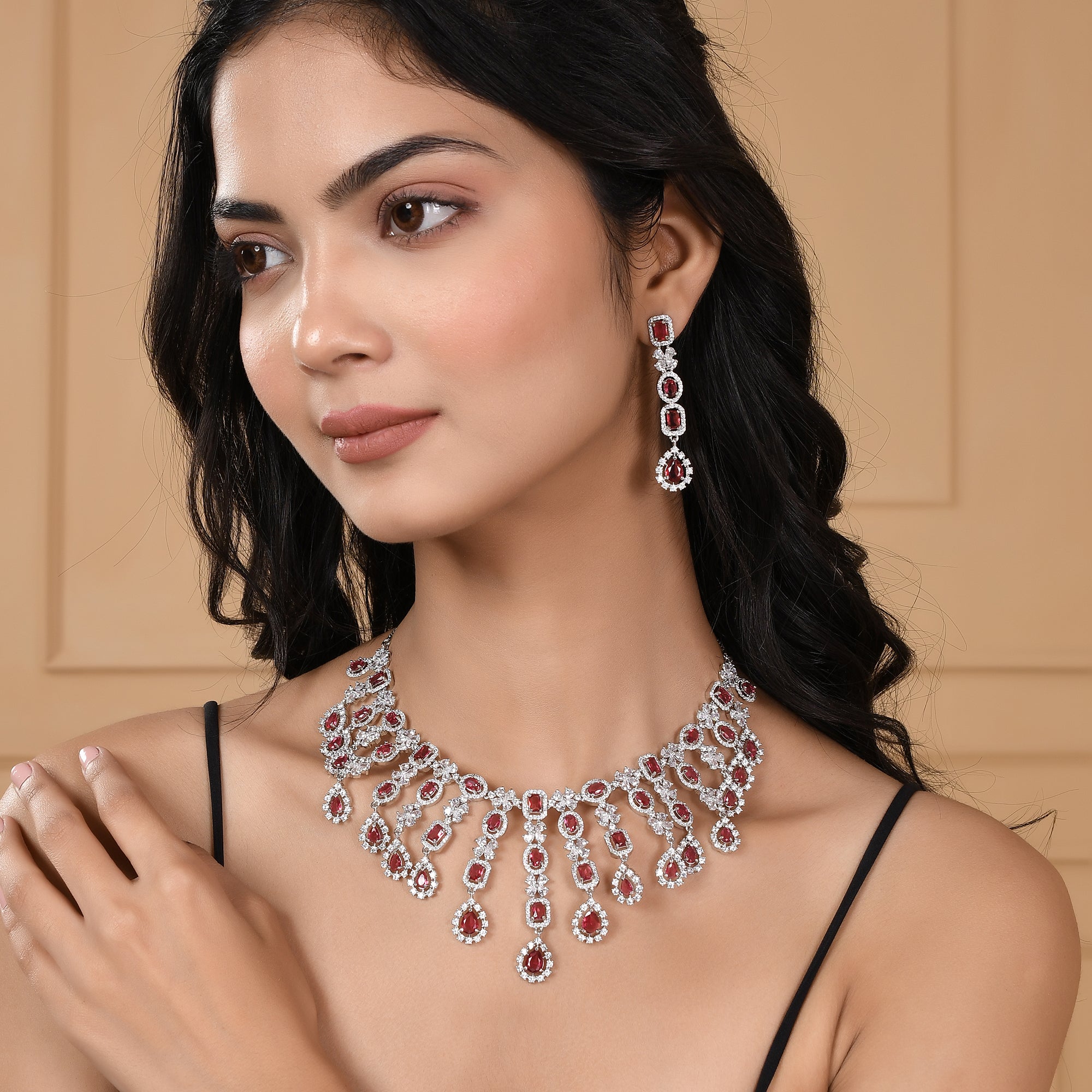 Sparkling Elegance Zirconia Opulent Jewellery Set