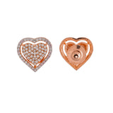 Sparkling Elegance Hearts CZ Stud Earrings