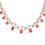 Sparkling Elegance Coloured Zircons Jewellery Set