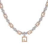 Sparkling Elegance Squares CZ Jewellery Set