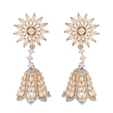 Sparkling Elegance Marquise Cut CZ Jhumka Earrings