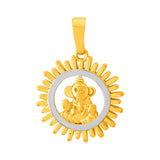 Dual Plated Ganesha Rakhi-Pendant