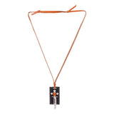 Sword Designer Pendant With Leather Chain