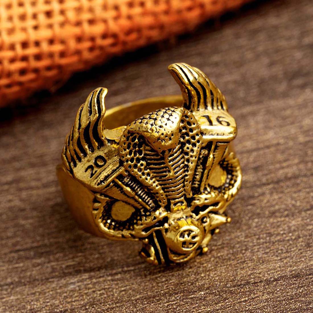 Devil Collection Winged Serpent Ring