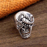 Devil Collection Skull Motif Ring