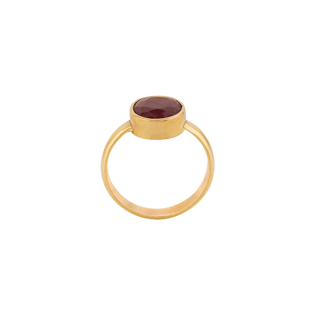 Ratna Rings Ruby (Manik) 7.25 Ratti Ashtadhatu Rashi Ratna Ring with original Lab ...