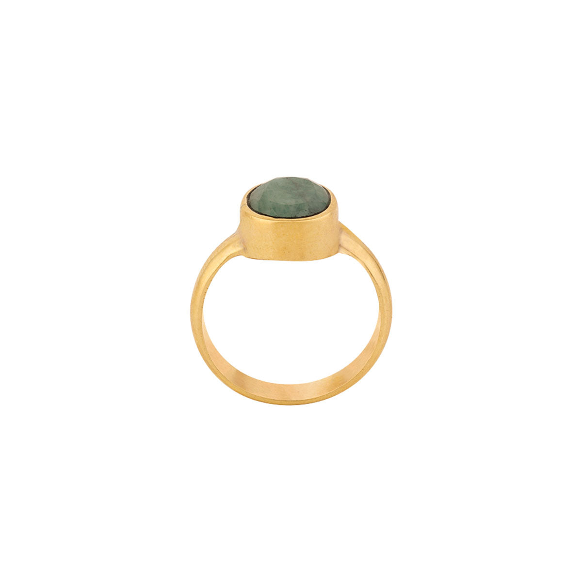 Buy DINJEWEL 3.25 Ratti 2.50 Carat Original Natural Emerald Panna Stone Gold  Adjustable Ring For Men And Women at Amazon.in