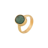 Emerald (Panna) 5.25 Ratti Ashtadhatu Rashi Ratna Ring with original Lab Test Certificate