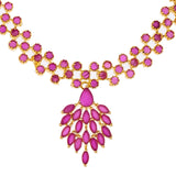 Sparkling Essentials Pink Drop Cut CZ Stones Jewellery Set