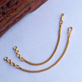 Yellow Gold Plated Brass Earchains