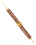 Classy Golden Mahadev Trishool Charm Bracelet