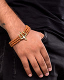 Classy Golden Mahadev Trishool Charm Bracelet