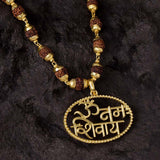 Religious Mahadev Rudraksha Beaded Necklace