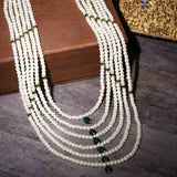 Groom Jewellery Layered Beaded Necklace