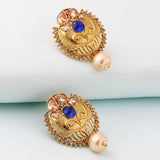 Beautiful Earrings with Yellow Gold Plating