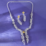 Mosaic Asymmetric Glam Necklace Set