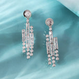 Mosaic Cascading Chique Earrings