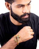 Mahadev Extension OM Inscription Men's Bracelet