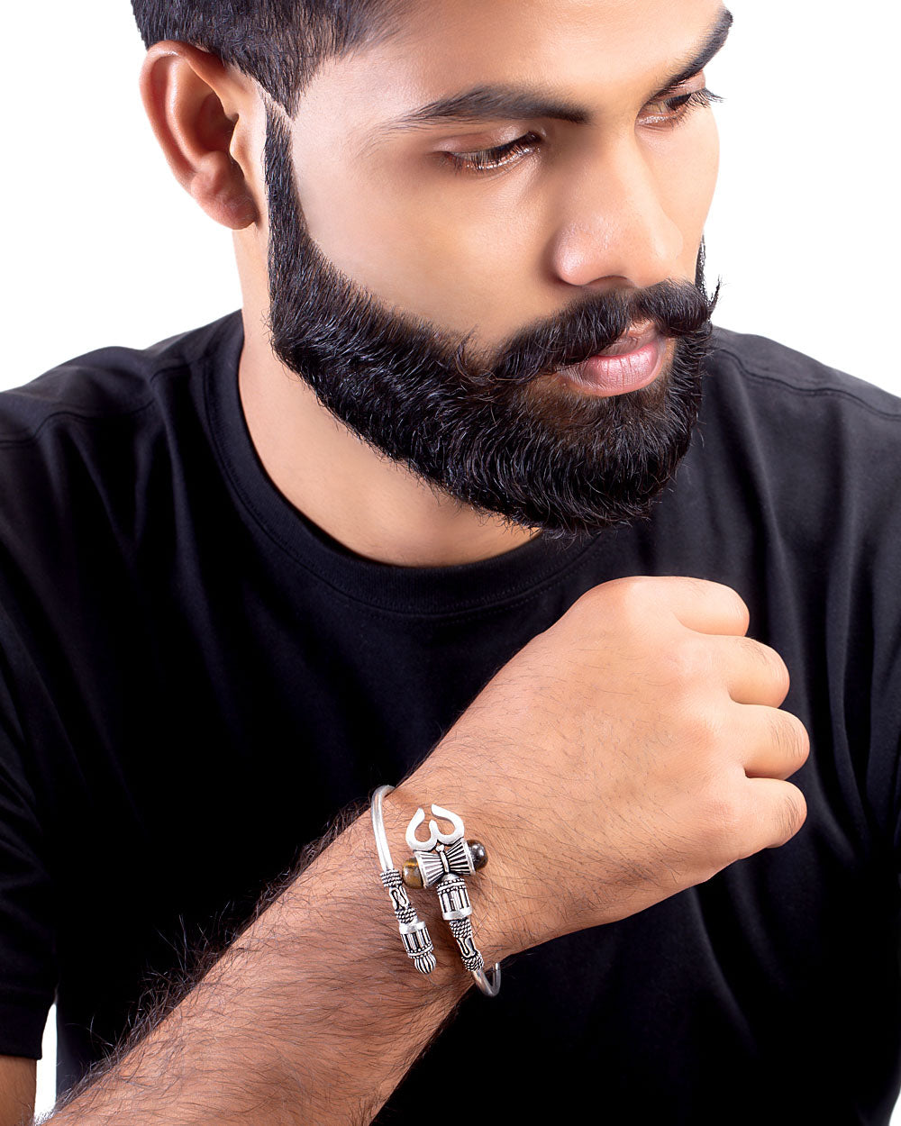 Mahadev Extension OM Men's Open Bracelet