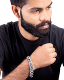 Mahadev Extension Link Pattern Men's Bracelet