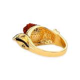 Kailasha Rudraksha Studded Band Ring