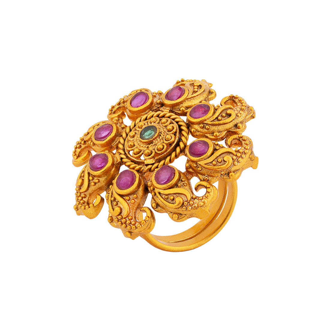 Southern Bling Cutwork Statement Ring