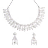 Sparkling Elegance Heavily Embellished Necklace Set
