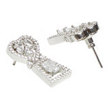 Cubic Zirconia Gems Embellished Sparkling Elegance Necklace Set