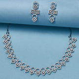 Victorian Inspired CZ Gems Necklace Set