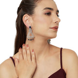 CZ Elegance Shimmering Pair of Dangler Earrings