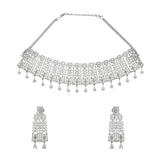 Sparkling Opulence Silver Plated Jewellery Set