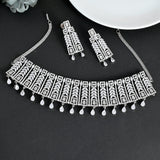 Sparkling Opulence Silver Plated Jewellery Set