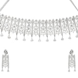 Sparkling Opulence Choker Jewellery Set