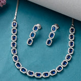 Sparkling Elegance Link Design Jewellery Set