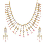 Sparkling Opulence Gilded Blossom Necklace Set