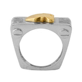 Capricorn Zodiac Symbol Designed Ring For Men