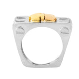 Gemini Rashi Symbol Designed Ring For Men