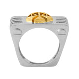 Libra Rashi Symbol Designed Ring For Men