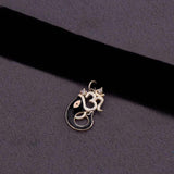 Black Choker Necklace With Beautiful Ganesh Design