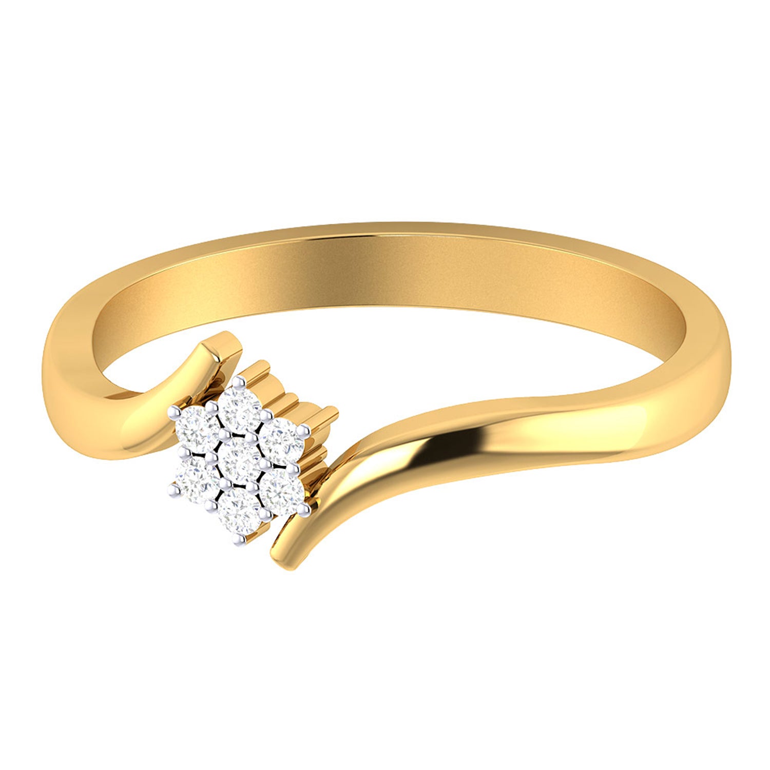 Floral Engagement Ring For Women