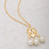 Pearl Drop Pendant With Chain For Women